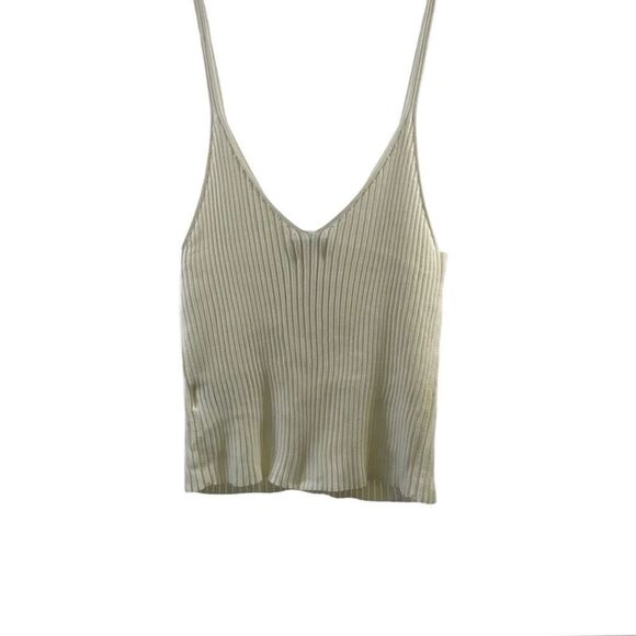 HM NWT Ivory Knit Top Size L - Picture 2 of 6